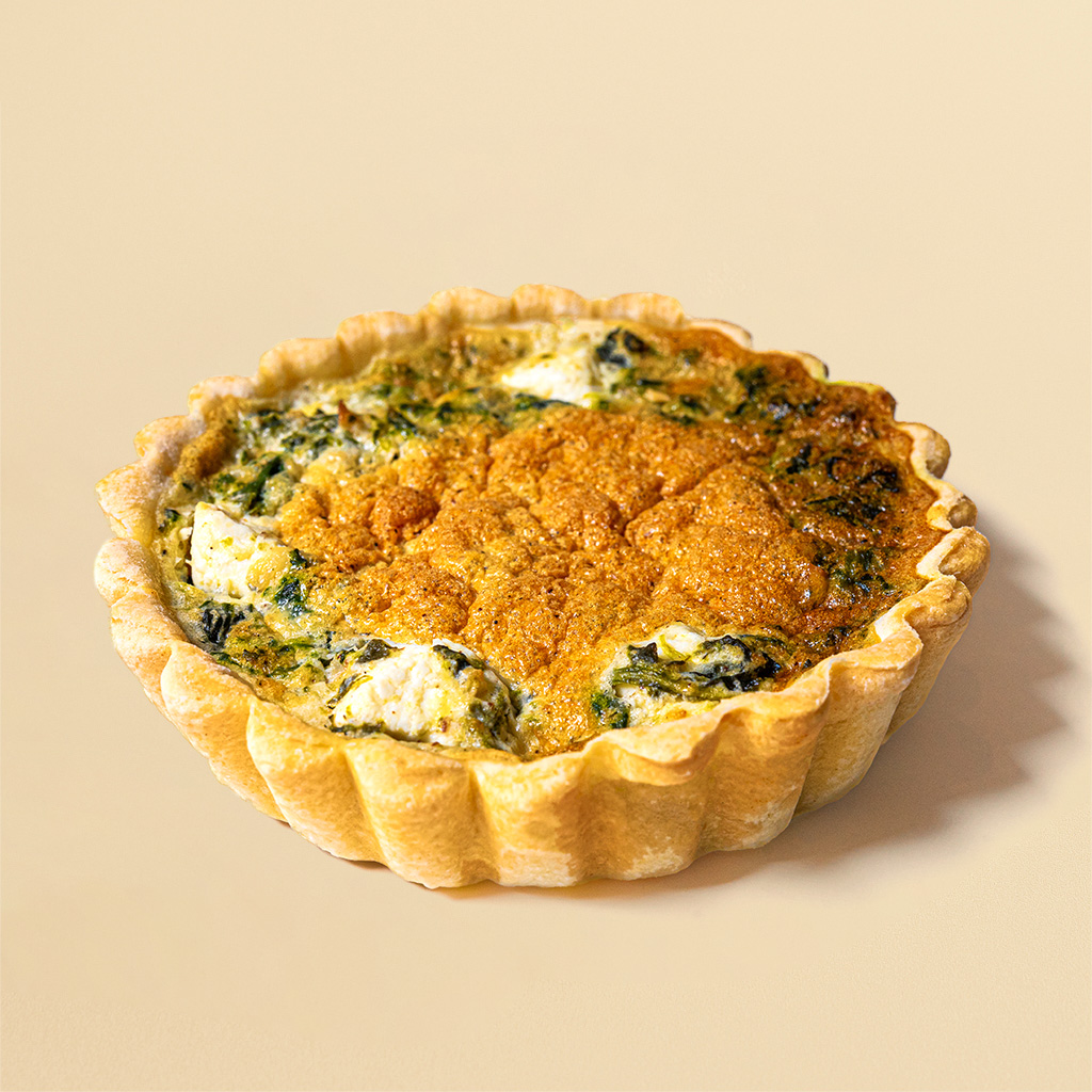 kategoria Wytrawne, produkt na obrazku to Mini tarta ze szpinakiem